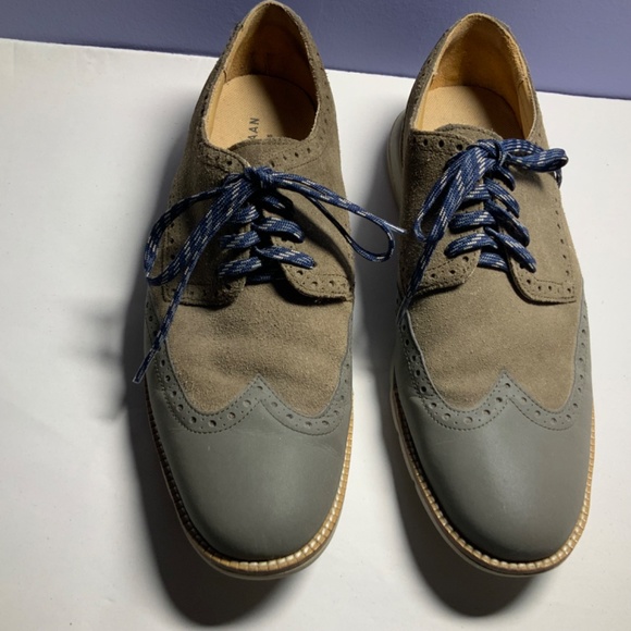 Cole Haan Grand OS leather wingtip shoes sz 10 lace up main image 6